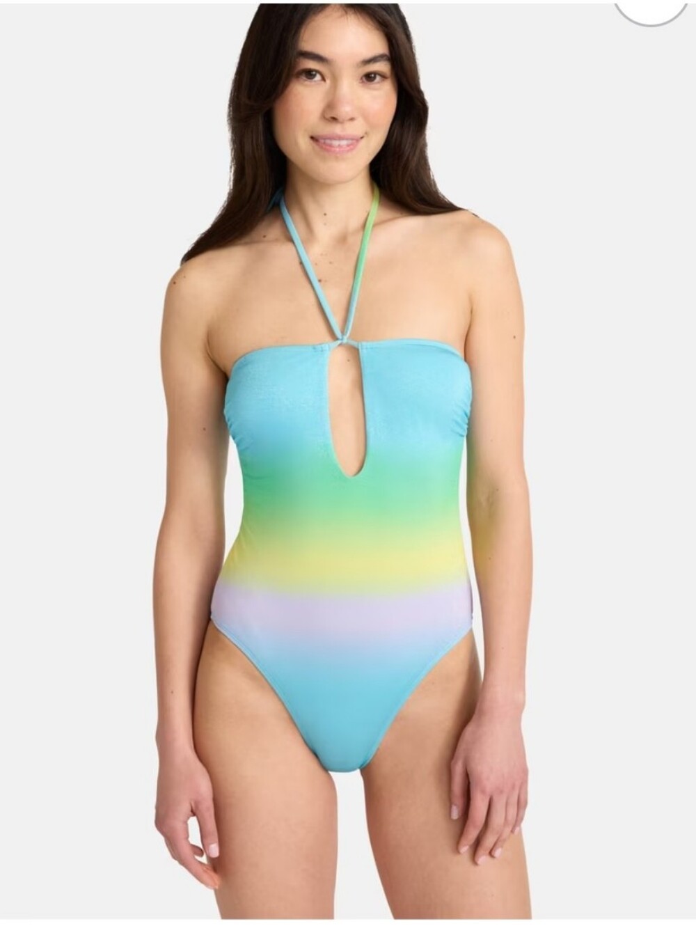 Tie-Neck One-Piece Swimsuit